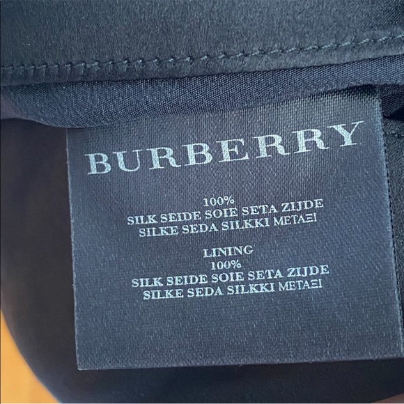 Burberry Prorsum black silk sheer lace scrunched gathered sleeveless midi dress - Picture 13 of 14